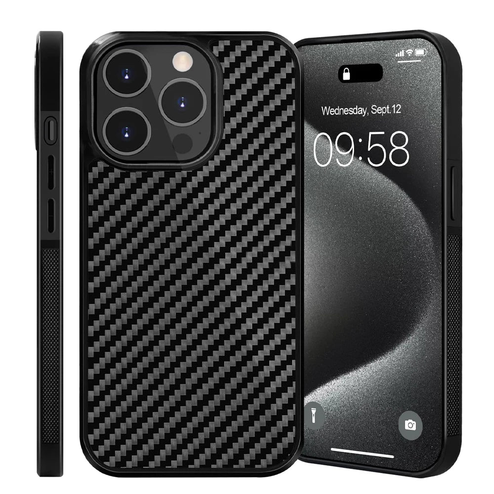 iPhone 11, 11 Pro and 11 Pro Max Purple carbon fiber case