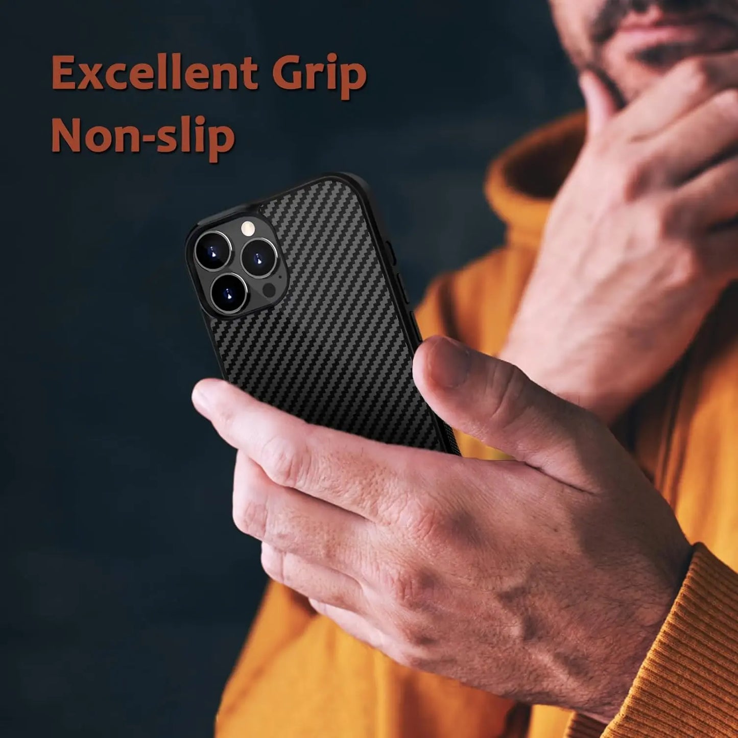 iPhone 11, 11 Pro and 11 Pro Max Purple carbon fiber case